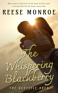 2D view of Premade Romance Book Cover - Hampton