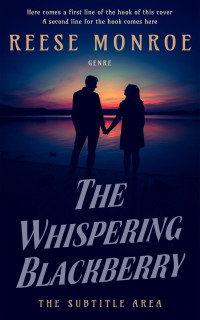 2D view of Premade Romance Book Cover - Black Pearl