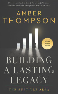 2D view of Premade Business Book Cover - Tuatara