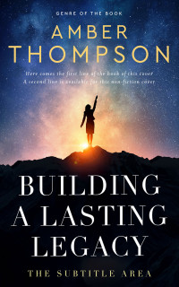 2D view of Premade Surreal Book Cover - Tan