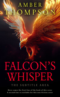 2D view of Premade Fantasy Book Cover - Raw Sienna