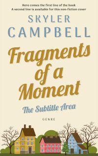 2D view of Premade Literary Fiction Book Cover - Parchment