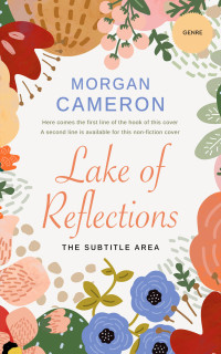 2D view of Premade Nature Book Cover - Dawn Pink