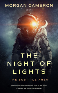 2D view of Premade Science Fiction Book Cover - Shark