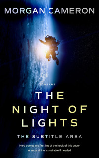 2D view of Premade Science Fiction Book Cover - Ebony