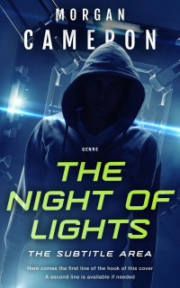 2D view of Premade Mystery & Thriller & Suspense Book Cover - Black