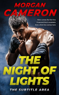 2D view of Premade Action & Adventure Book Cover - Tussock