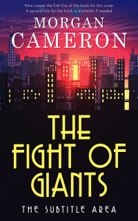 2D view of Premade Mystery & Thriller & Suspense Book Cover - Terracotta