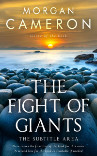 2D view of Premade Nature Book Cover - Tan