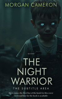 2D view of Premade Horror Book Cover - Aztec