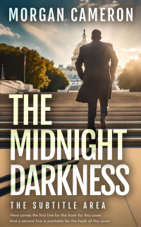 2D view of Premade Mystery & Thriller & Suspense Book Cover - Tobacco Brown