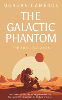 2D view of Premade Science Fiction Book Cover - Gold Sand