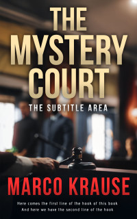 2D view of Premade Mystery & Thriller & Suspense Book Cover - Cashmere