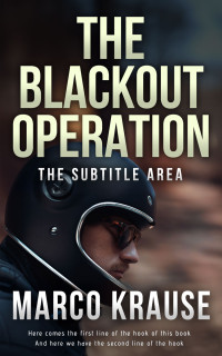 2D view of Premade Action & Adventure Book Cover - Thunder