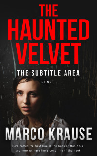 2D view of Premade Mystery & Thriller & Suspense Book Cover - Cinnabar