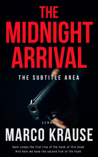 2D view of Premade Mystery & Thriller & Suspense Book Cover - Amaranth