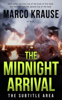 2D view of Premade Apocalyptica Book Cover - Deco