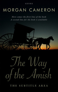 2D view of Premade Western Book Cover - Woodsmoke