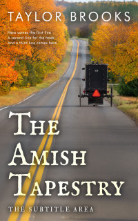 2D view of Premade Literary Fiction Book Cover - Coffee