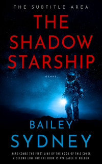 2D view of Premade Science Fiction Book Cover - Black Pearl