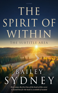 2D view of Premade Nature Book Cover - Outer Space