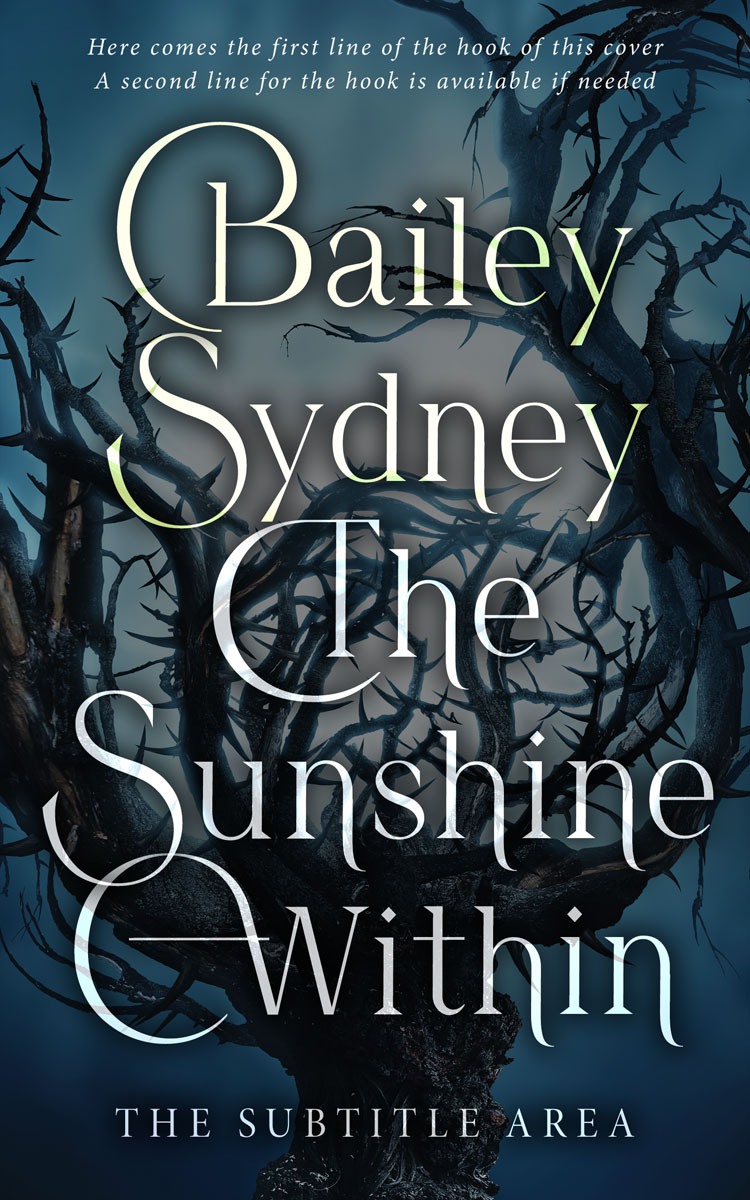 2D view of Premade Mystery & Thriller & Suspense Book Cover - Timber Green