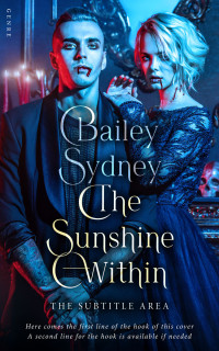 2D view of Premade Horror Book Cover - Black