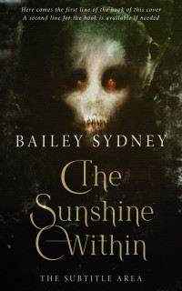 2D view of Premade Horror Book Cover - Eternity