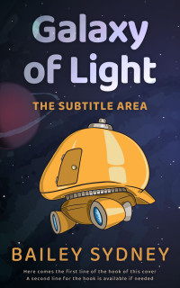 2D view of Premade Science Fiction Book Cover - Unknown