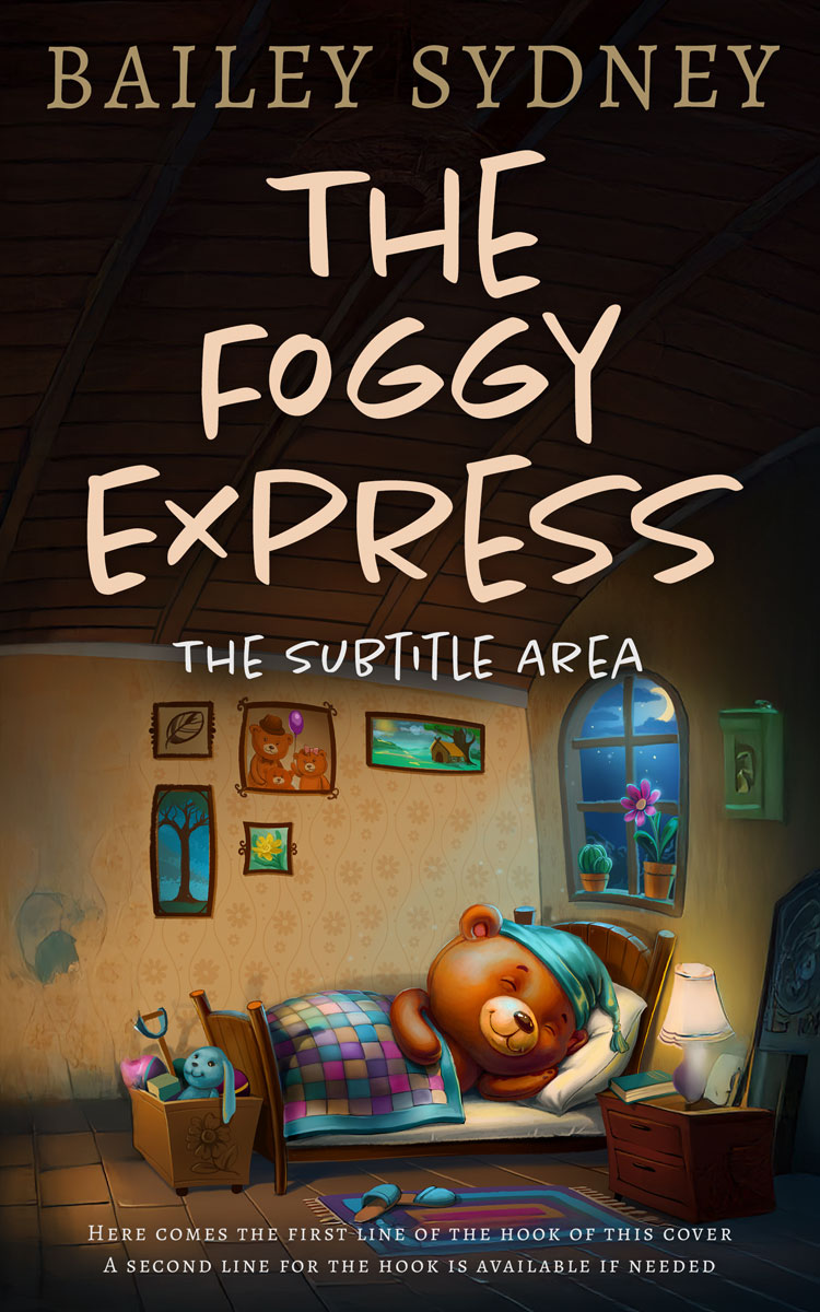 2D view of Premade Children's Book Cover - Twine