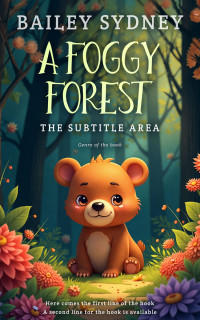 2D view of Premade Nature Book Cover - Outer Space