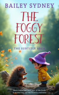 2D view of Premade Nature Book Cover - Surf