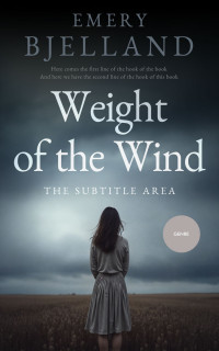 2D view of Premade Mystery & Thriller & Suspense Book Cover - Outer Space