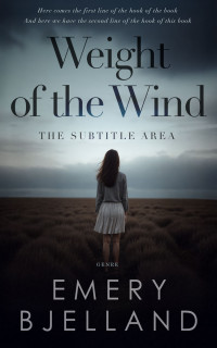 2D view of Premade Mystery & Thriller & Suspense Book Cover - Tower Gray