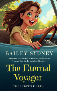 2D view of Premade Children's Book Cover - Tan