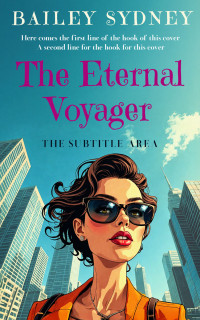 2D view of Premade Chick Lit Book Cover - Boston Blue