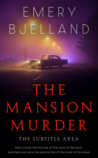 2D view of Premade Mystery & Thriller & Suspense Book Cover - Contessa