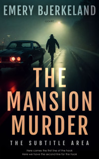 2D view of Premade Mystery & Thriller & Suspense Book Cover - Tan