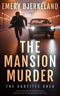 2D view of Premade Mystery & Thriller & Suspense Book Cover - Cocoa Brown