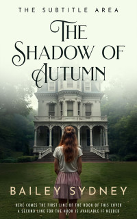 2D view of Premade Mystery & Thriller & Suspense Book Cover - Loafer