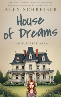 2D view of Premade Mystery & Thriller & Suspense Book Cover - Soft Amber