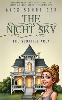 2D view of Premade Mystery & Thriller & Suspense Book Cover - Soft Amber