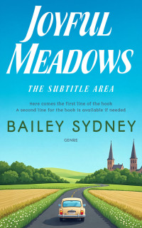 2D view of Premade Action & Adventure Book Cover - Scooter