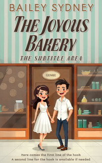 2D view of Premade Romance Book Cover - Foggy Gray