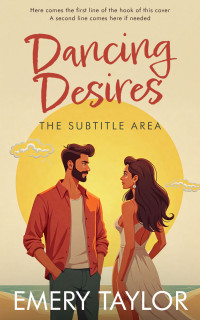 2D view of Premade Romance Book Cover - Hampton