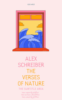 2D view of Premade Poetry Book Cover - We Peep