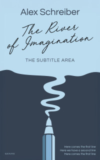 2D view of Premade Mystery & Thriller & Suspense Book Cover - Oxford Blue