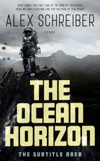 2D view of Premade Science Fiction Book Cover - Foggy Gray