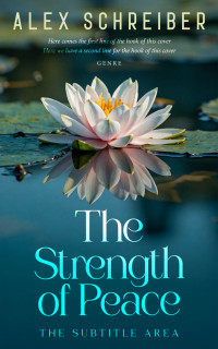 2D view of Premade Health & Mind & Body Book Cover - Blue Dianne