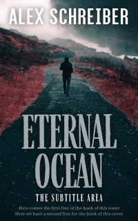 2D view of Premade Nature Book Cover - French Gray